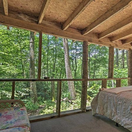 Creekside Cabin With Deck In Pisgah Forest! Barnardsville Bagian luar foto