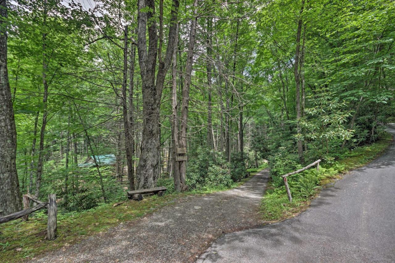 Creekside Cabin With Deck In Pisgah Forest! Barnardsville Bagian luar foto